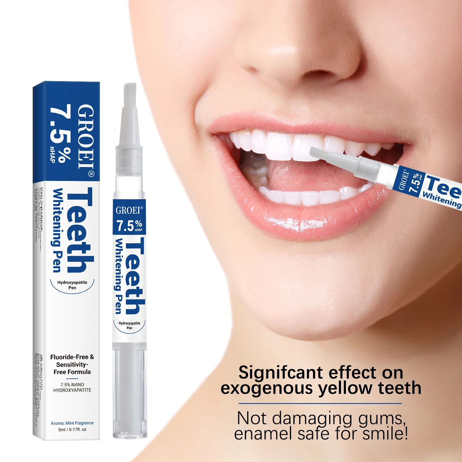 هيدروكسياباتيت تبييض الأسنان ا - مراجعة Teeth Whitening Pens وسعره
