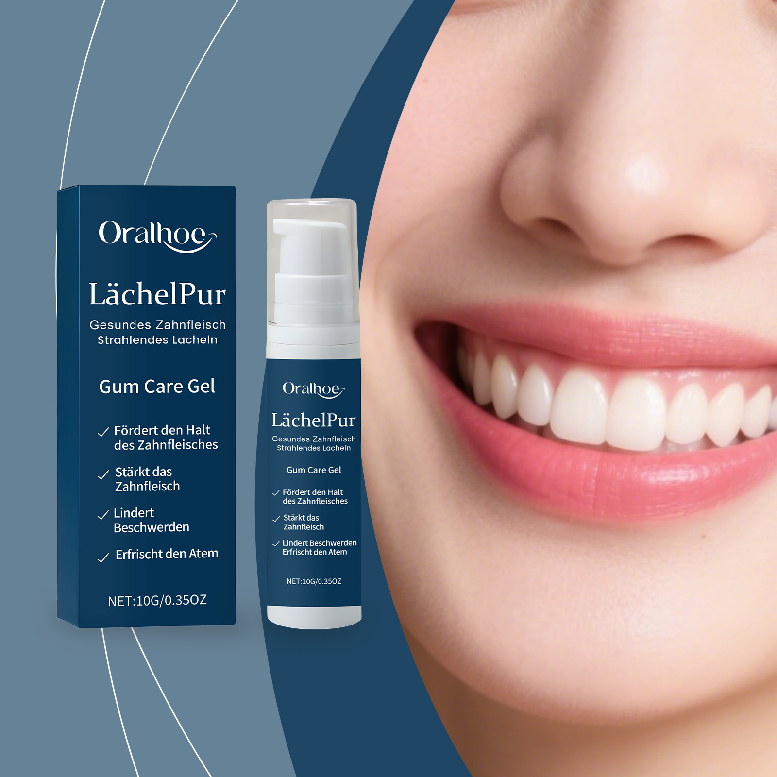 جل العناية بإصلاح اللثة تخفيف  - مراجعة Teeth Whitening Near Me وسعره