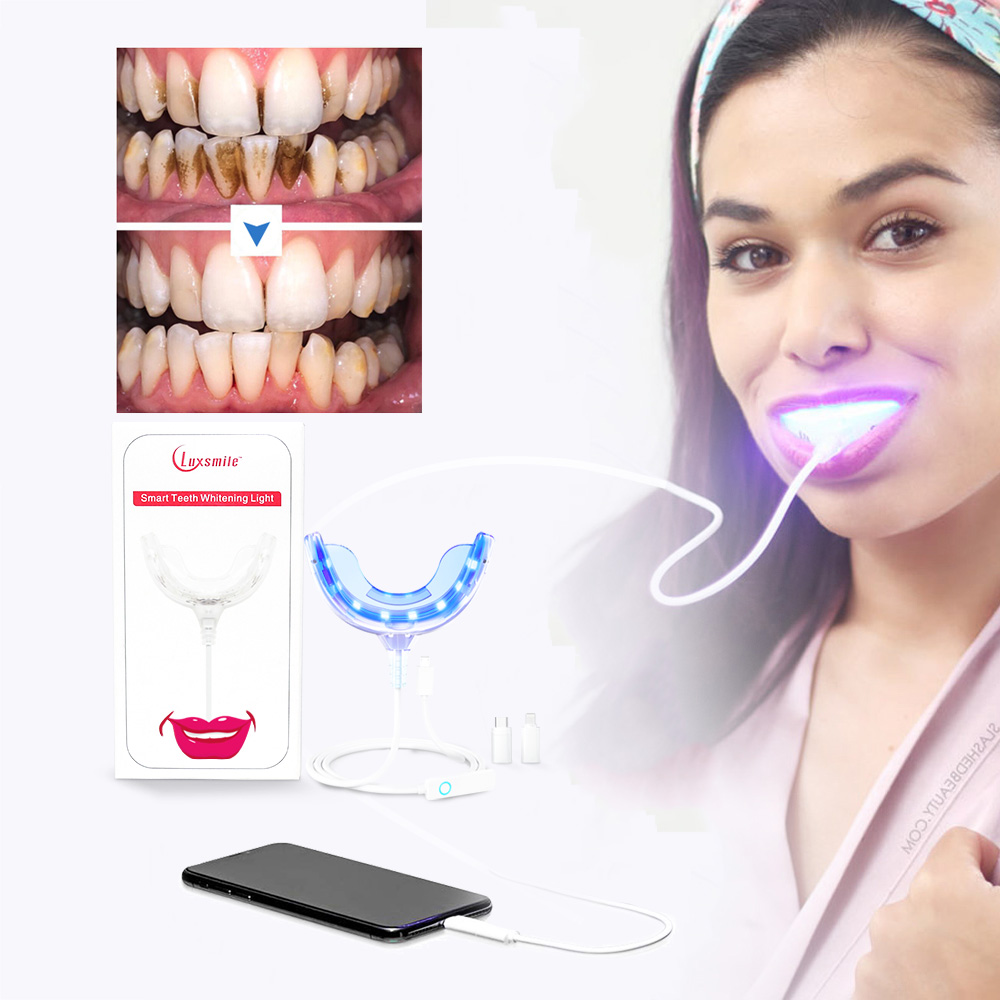 Luxsmile الذكية LED تبييض الأس - مراجعة Teeth Whitening Pens وسعره